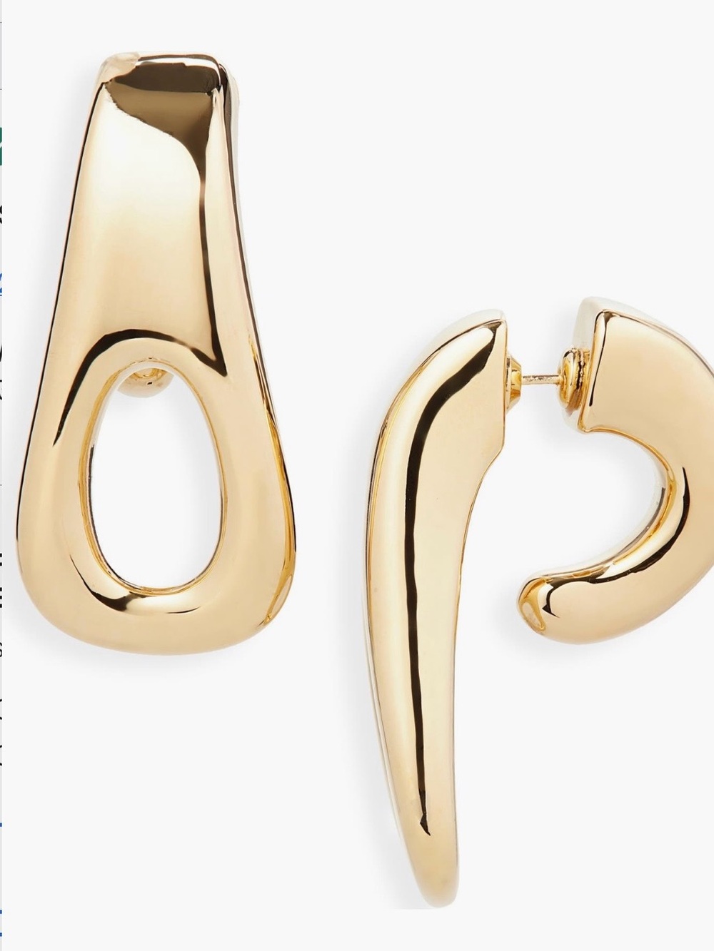 Rabanne Zip Pull Single Earring